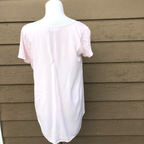 ☀️☀️☀️ 4/$20 14th & Union pink sweater/silky top - Picture 3 of 4